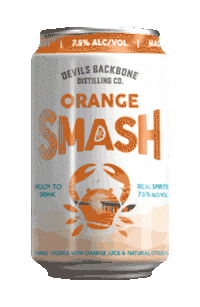Smash Ready To Drink Sticker by Devils Backbone Brewing Company