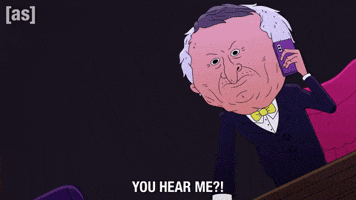 Yelling You Hear Me GIF by Adult Swim