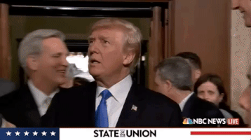 donald trump GIF by State of the Union address 2018
