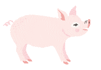 Pink Pig Sticker by American Crafts