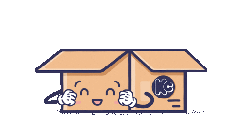 kyliescuppa giphyupload happy box bubbletea Sticker