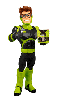 Rubber Man Sticker by Hm Rubber