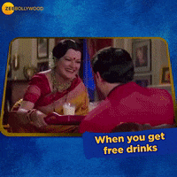 happy drinks GIF by Zee Bollywood