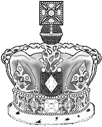 teenyjanestudio london crown queenie tjs Sticker