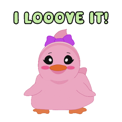Love It So Much Sticker by MeetDuckey