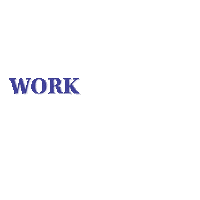 Work Hard Dark Blue Sticker by Family Tree Care