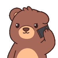 Teddy Bear Win Sticker by BEARISH