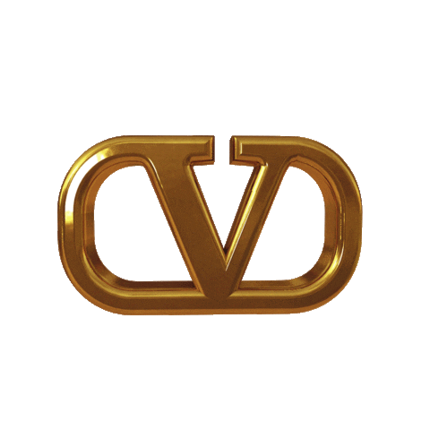 Logo Gold Sticker by Valentino