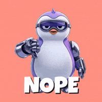 No Way Thumbs Down GIF by Mecha Pengu