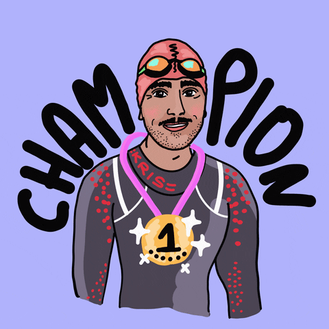 Champion Ironman GIF by Ivo Adventures