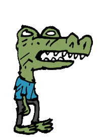 Character Eat Sticker