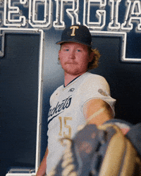 Georgia Tech Baseball GIF by Georgia Tech Yellow Jackets