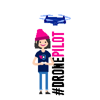 Drone Sticker by Pilot Institute