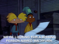 hey arnold nick splat GIF