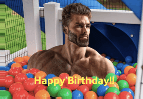Happy Birthday GIF by Gigachad