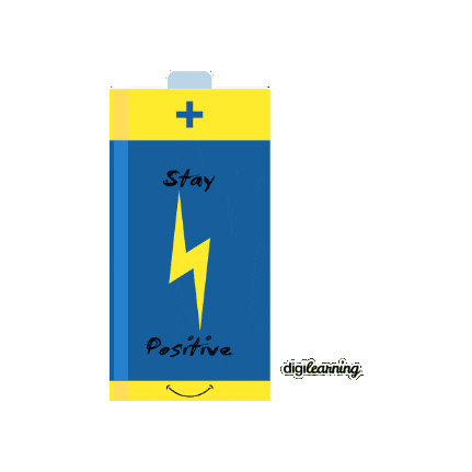 Stay Positive Sticker by digilearning