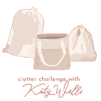 katyjoywells declutter katy joy wells minimalist movement katyjoywells Sticker
