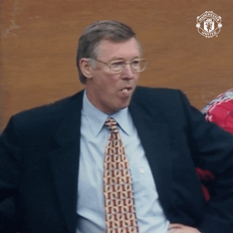 Angry Sir Alex GIF by Manchester United