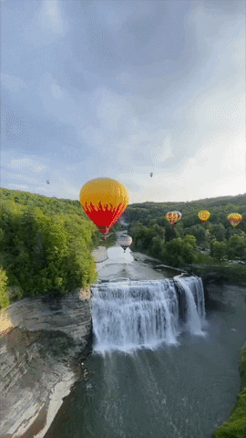 Memorial Day Hot Air Balloons GIF by Storyful