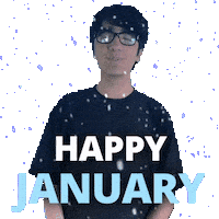 Happy January 1 Sticker