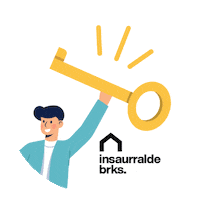 elbrokerinmobiliario inmobiliaria llave insaurralde elbroker Sticker