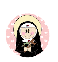 Jesus Maria Sticker by ateliermaosdemaria