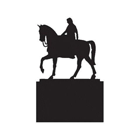 Lady Godiva Horse Sticker by HelloCov