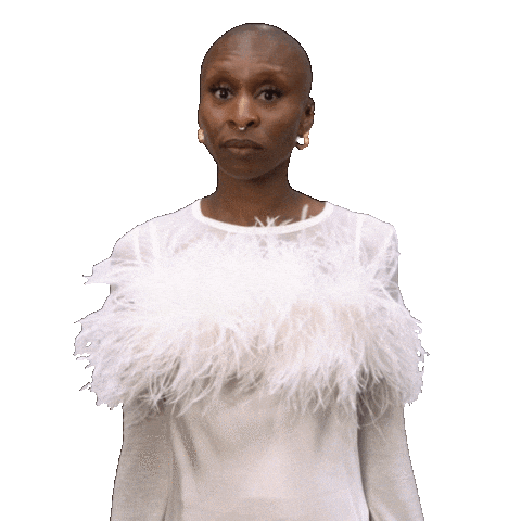 Confused No Idea Sticker by Cynthia Erivo