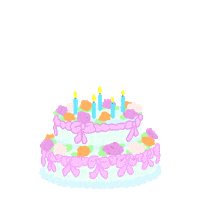 explode birthday cake Sticker by Studios Stickers