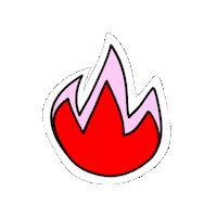 Pink Fire Sticker by Project Fearless