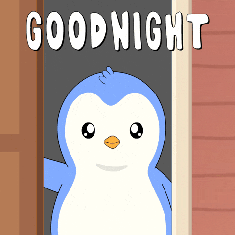 Tired Good Night GIF by Pudgy Penguins