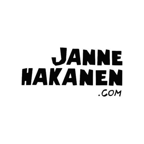 Hakanenjanne Sticker by jannehakanen.com