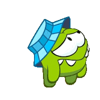 Cuttherope Wow Sticker by Om Nom