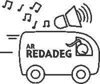ar_Redadeg 2022 bretagne camión voiture Sticker