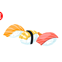 sushi eat Sticker by Ikibana