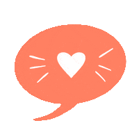 I Love You Heart Sticker by Kelley Bren Burke