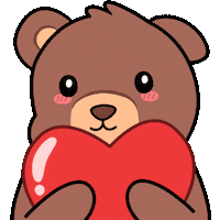 Love You Hug Sticker by BEARISH