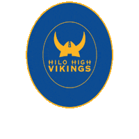 hilohighschool vikings hilo goviks bluegold Sticker