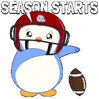 Super Bowl Football Sticker by Pudgy Penguins