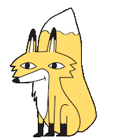 Fox Chill Sticker