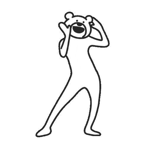 happy dance Sticker by takadabear