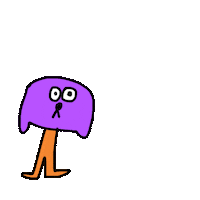 happy dance Sticker by Jon Burgerman