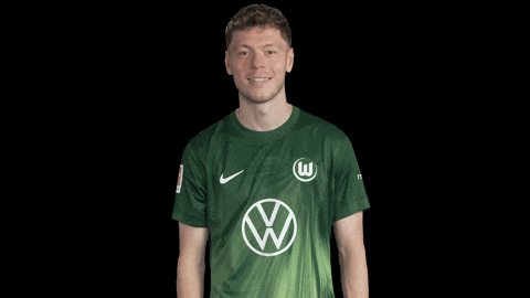 Happy Goal GIF by VfL Wolfsburg