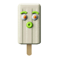 Ice Cream Wow Sticker by chrislumain