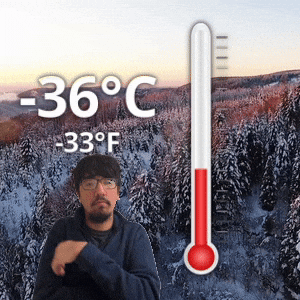 -36 °C