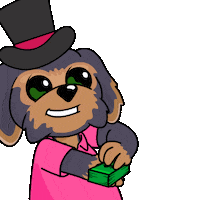 Im Rich Make It Rain Sticker by BoDoggos