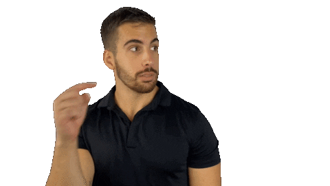 Pointing Sticker by BlueHackers