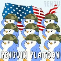 Team Marching GIF by Pudgy Penguins