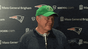 Happy Bill Belichick GIF by New England Patriots