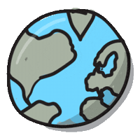 Earth Sticker by NATULIQUE